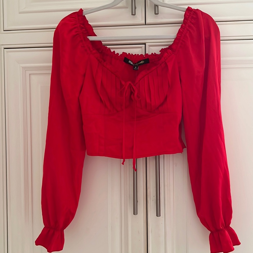 NWT Red Crop Top from Dillards - Size Small - Juniors